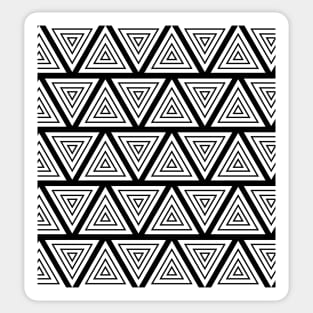 Triangular shaped seamless pattern Sticker